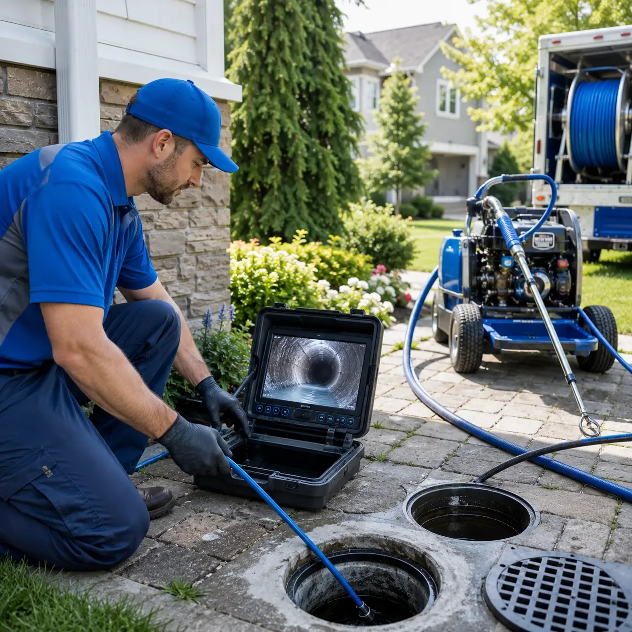 Outdoor drain cleaning professionals serving Cedarbluff, MS